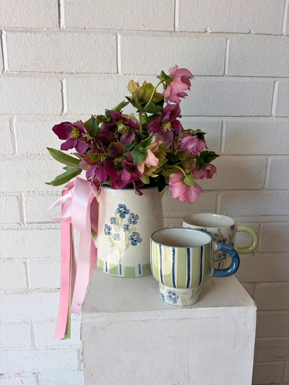 LIMITED TIME ONLY: Hellebore in Floral Jug Gift Set